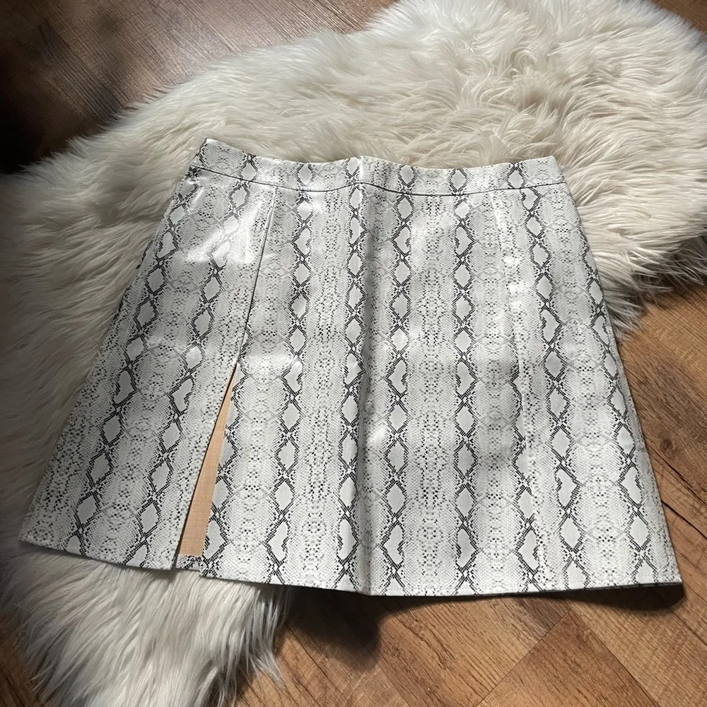 PRINCESS POLLY Snake Print Mini Skirt - Image 3