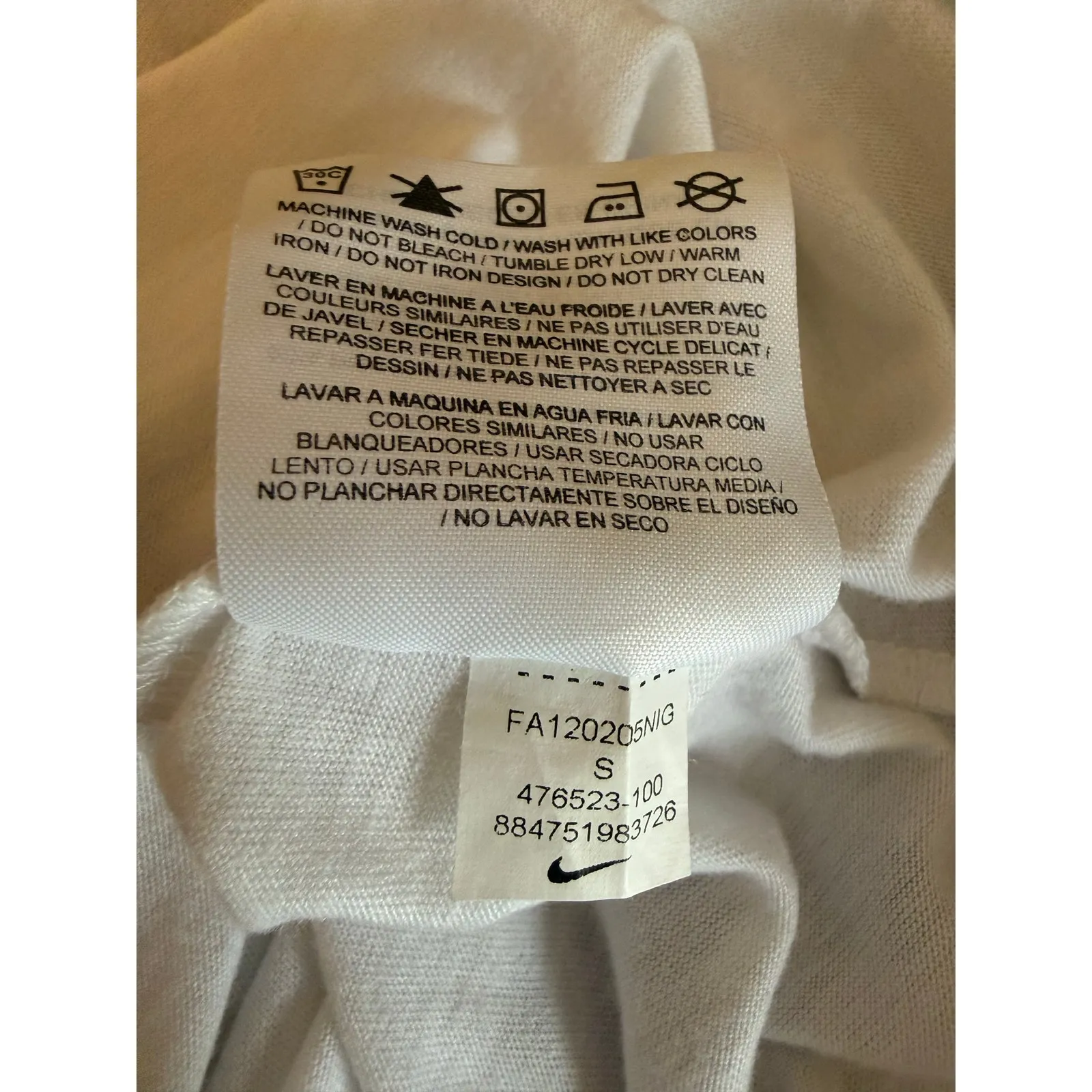 Nike NFL Football Washington Redskins Raglan T-Shirt Women’s Sz S Team Logo Tee - Image 8