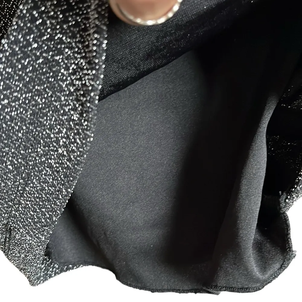 Bisou Bisou Silver Drape Back Dress - Image 7