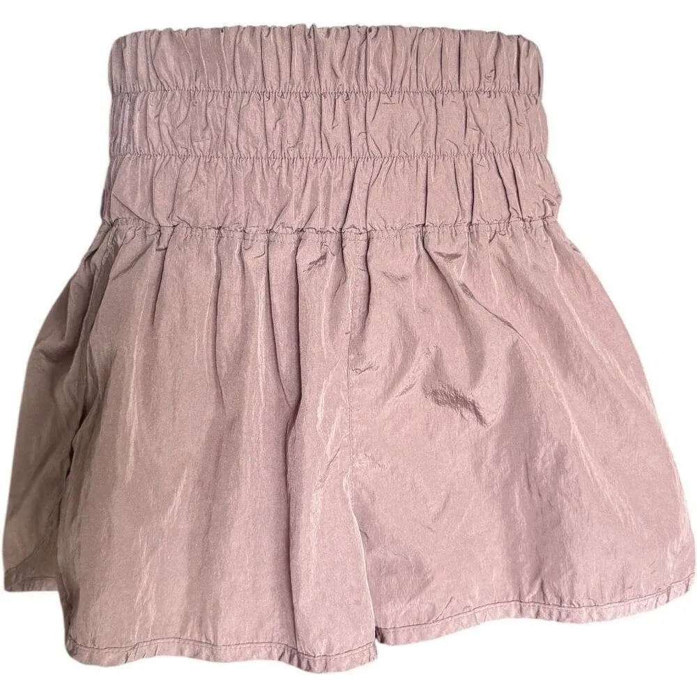 Womens Free People FP Movement The Way Home Mauve Running Shorts - Sz L - Image 2