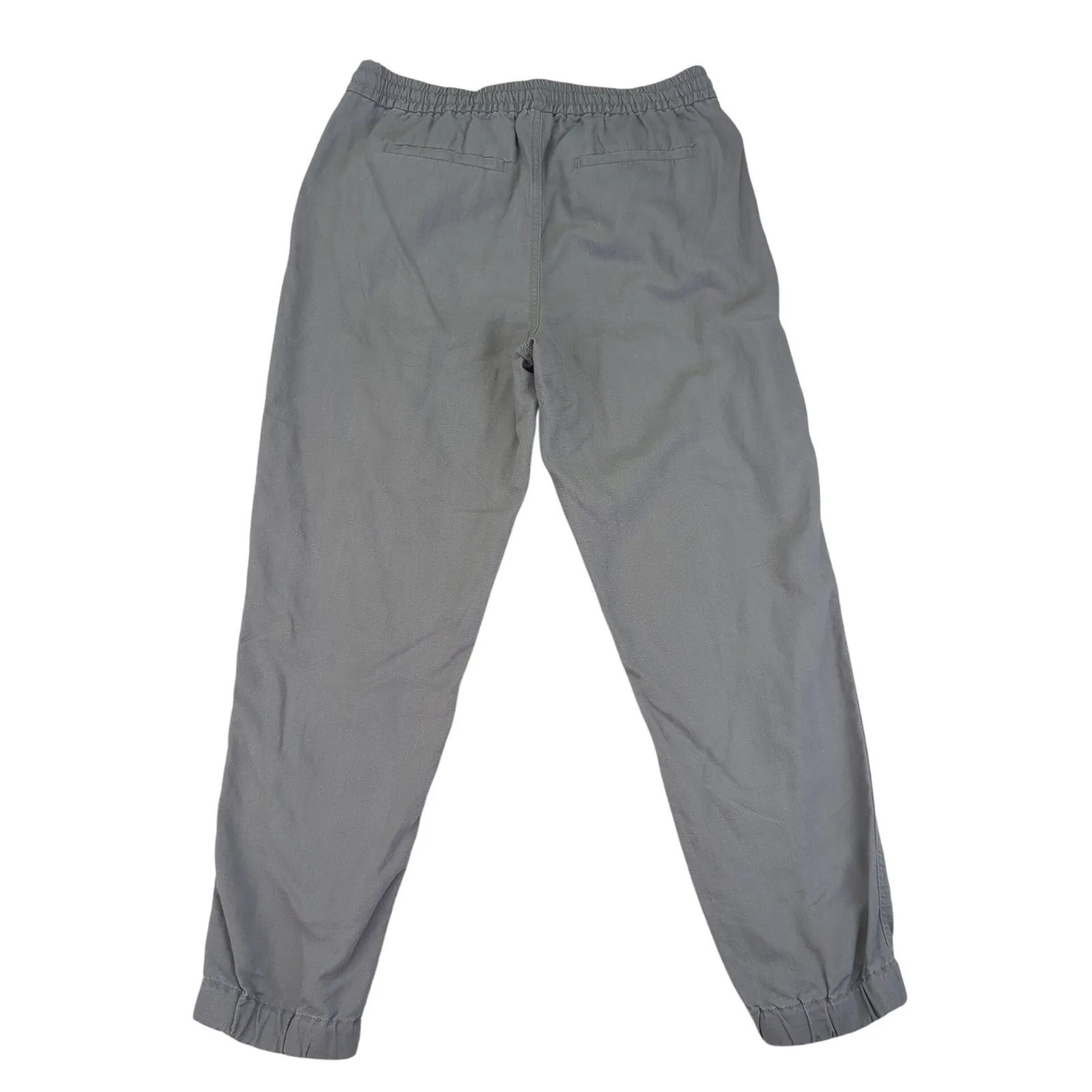 J Crew Point Sur Womens 6 Tall Seaside Jogger Pants Linen‎ Casual Gray G6321 Size 16W - Image 2