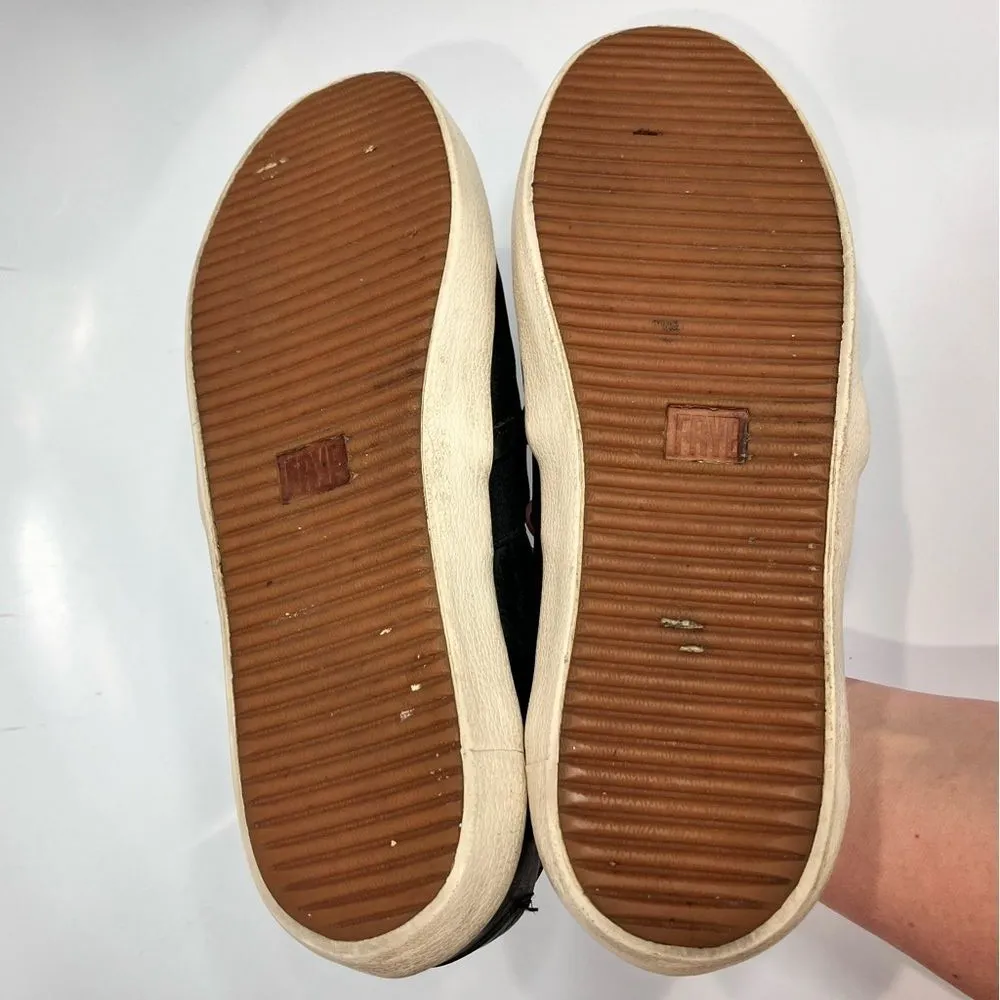 Frye‎ Dylan slip on shoes black leather size 8.5 - Image 5