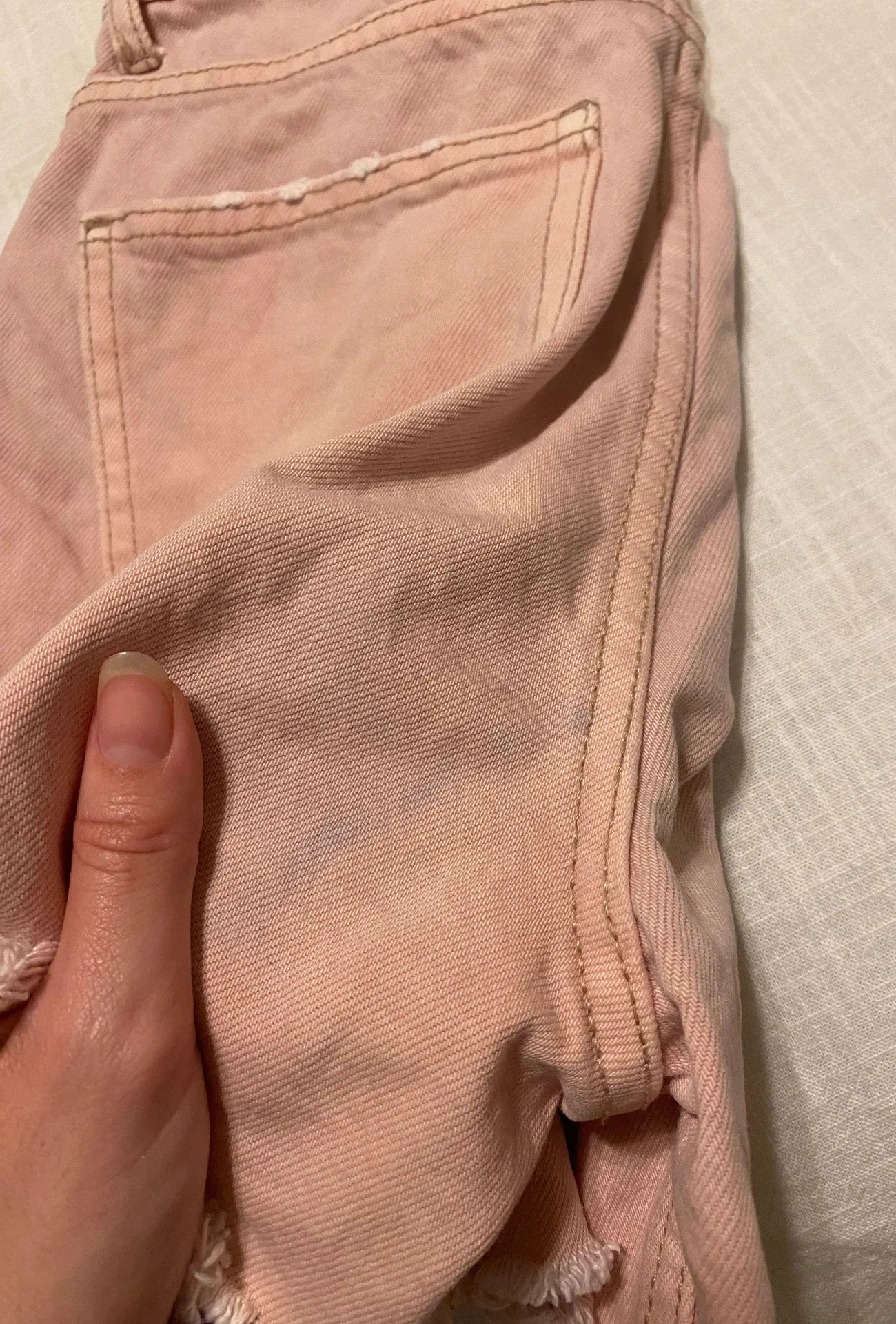 ZARA Pink  Jean Shorts - Image 6