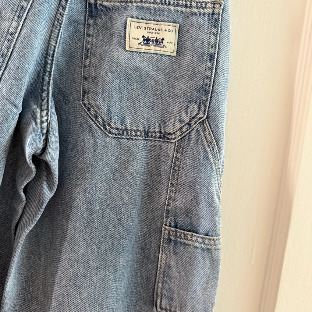 Levi’s Lightweight Baggy Wide Leg Carpenter Jeans size 24x31 NWT - Image 7