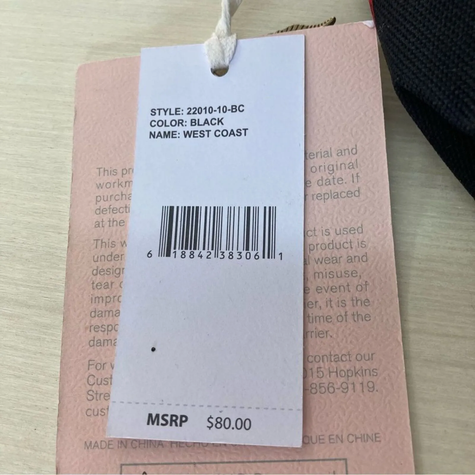 New Jessica Simpson Makeup Bag Travel Black Red Floral Carry‎ On West Coast - Image 8