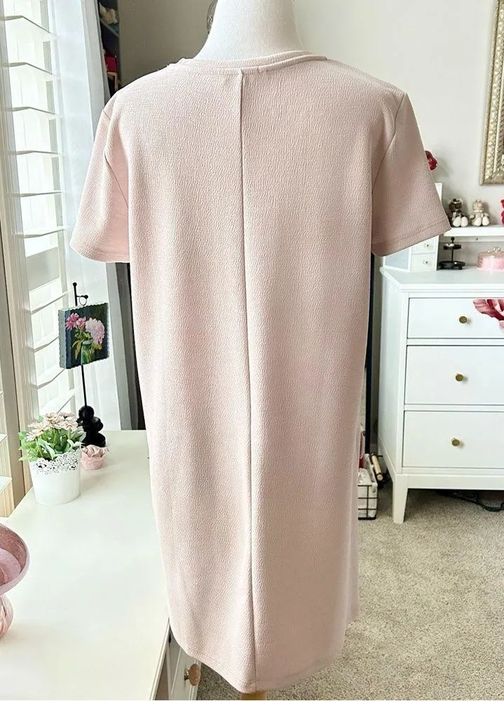 Zara Basics Blush Dress Medium - Image 4