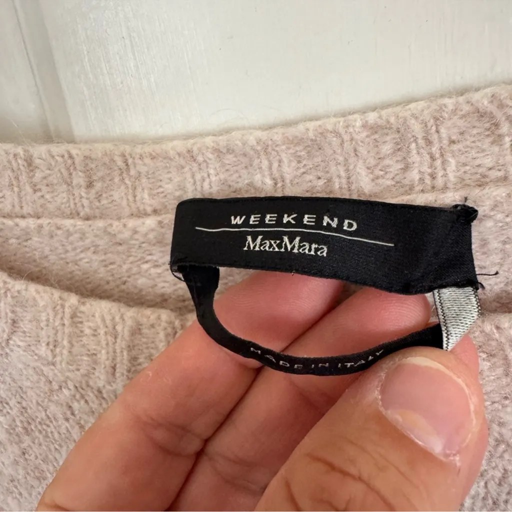 Max Mara Weekend cream crewneck sweater - Image 2