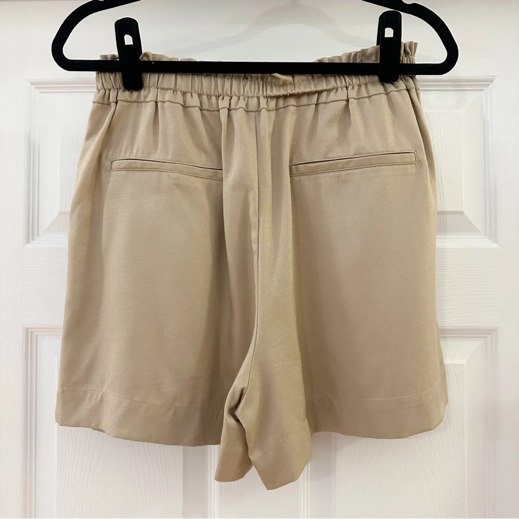 Elizabeth and James Easy Shorts High Waist Tan sz XS - Image 4