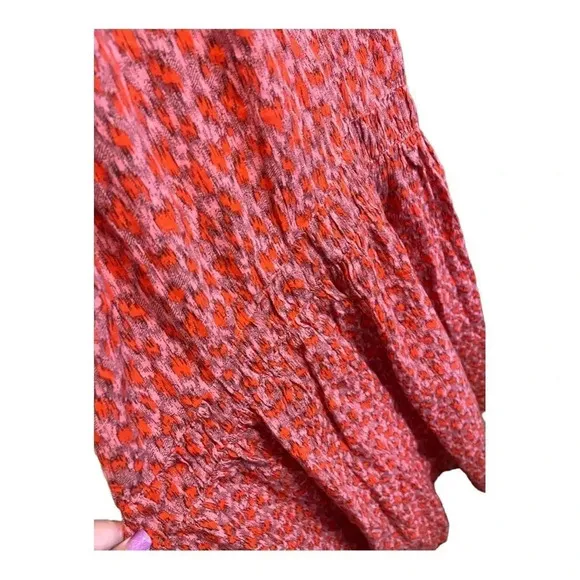 JOIE BONDI TIERED SLEEVELESS MAXI DRESS IN TEA ROSE WOMEN‎ SIZE XL - Image 4