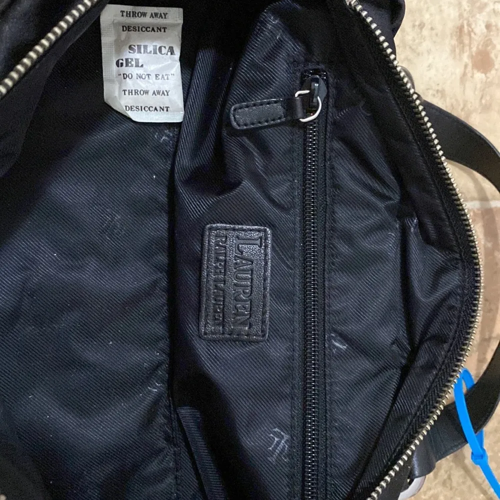 Lauren Ralph Lauren barrel satin handbag purse NEW W/tag - Image 4