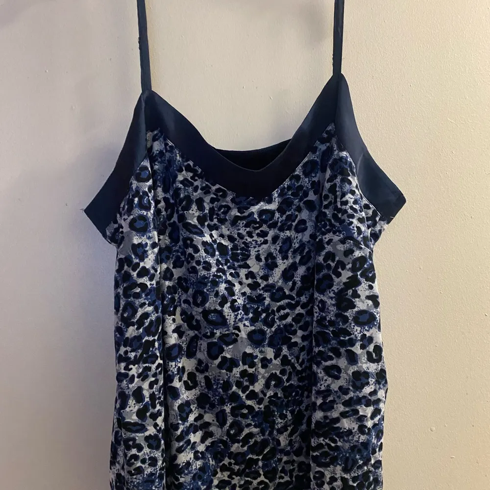 Zim & Zoe Sleep Womens Tank Top 3XL 3X 22 24 Cheetah Print Blue Black White Size undefined - Image 2