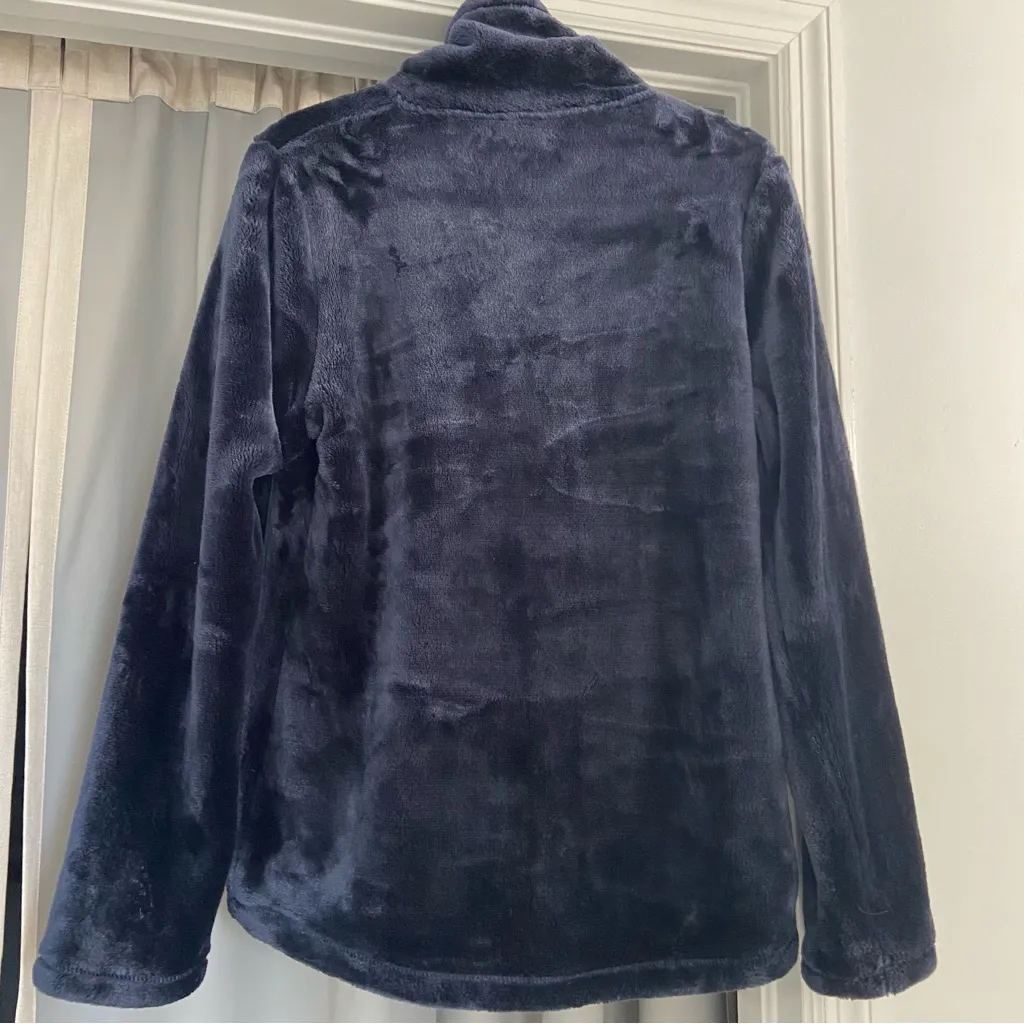 32 DEGREES Navy Blue Fleece Jacket Medium - Image 5