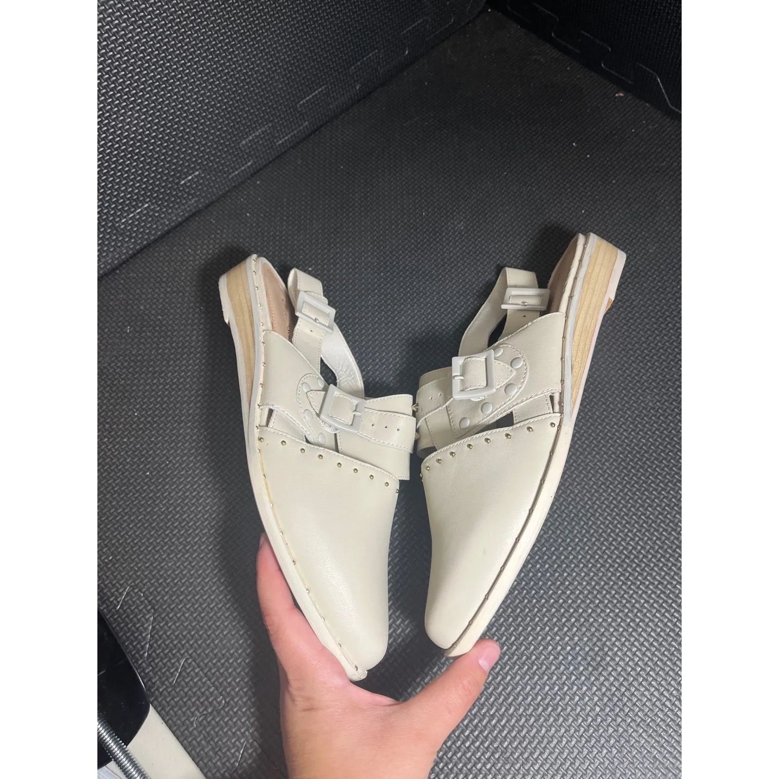 Kelsi Dagger Brooklyn Alex Loafer Flats in Eggshell Size 9.5 Womens - Image 5