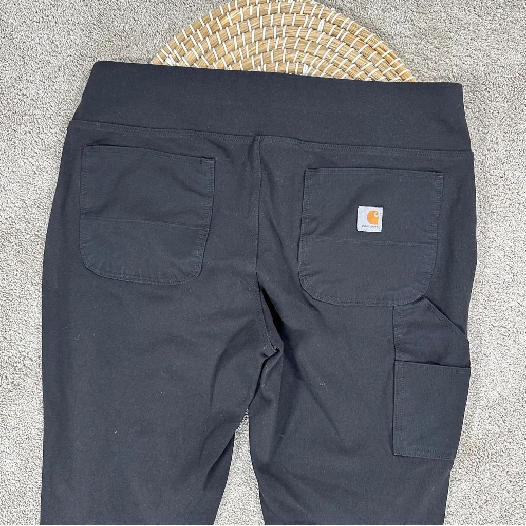 Carhartt Women’s Fitted G Force Pull On Leggings Midweight Utility in Black L - Image 7