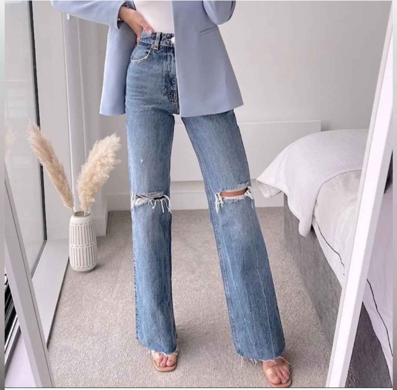 WIDE FULL LENGTH JEANS Size 2 - Image 2