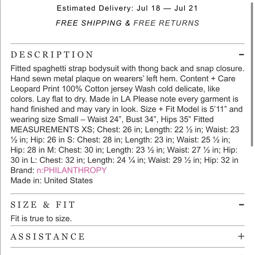 NEW Philanthropy bolt bodysuit Black - Image 5