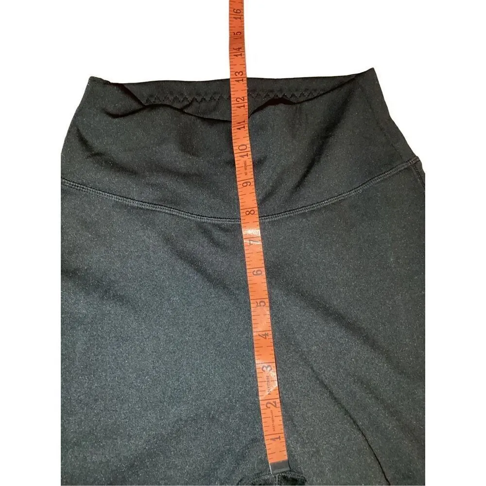 Nwot High Waisted Fishnet Leggings With Pockets Sexy Athletic Sporty Lounge Ever Black Size XS - Image 10