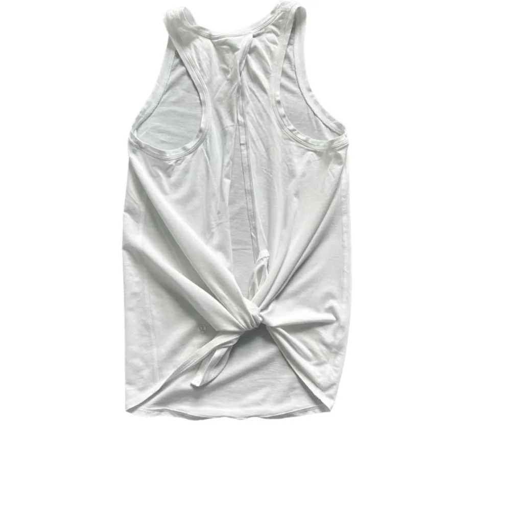 Lululemon  All Tied Up Tank White XS/2 - Image 5