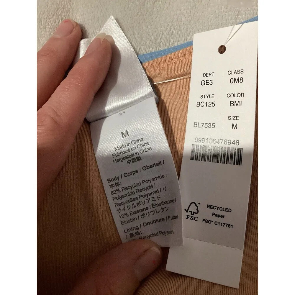 J. Crew Light Blue Bikini Swim Bottom Cheeky Medium - Image 4