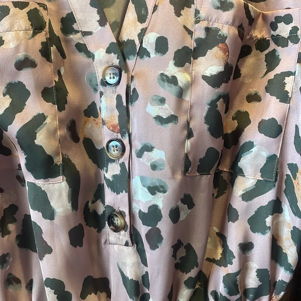 Show me your mumu leopard pink romper - Image 5