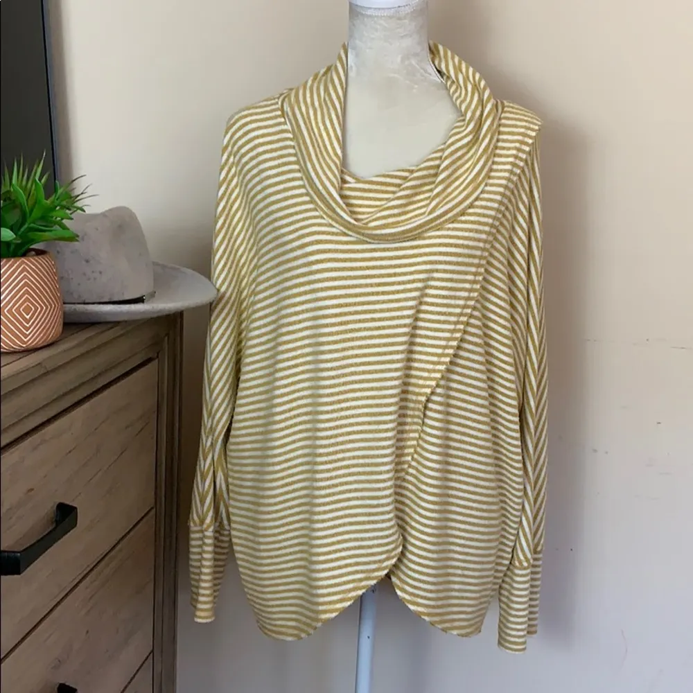 anthropologie • saturday sunday striped cowl neck sweater - Image 59