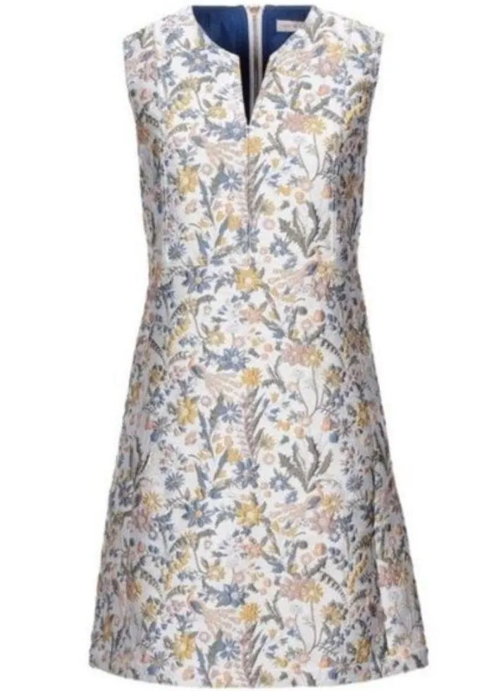 Jacquard Dress Floral Mini Size 6, New with Tag $698.00 - Image 16