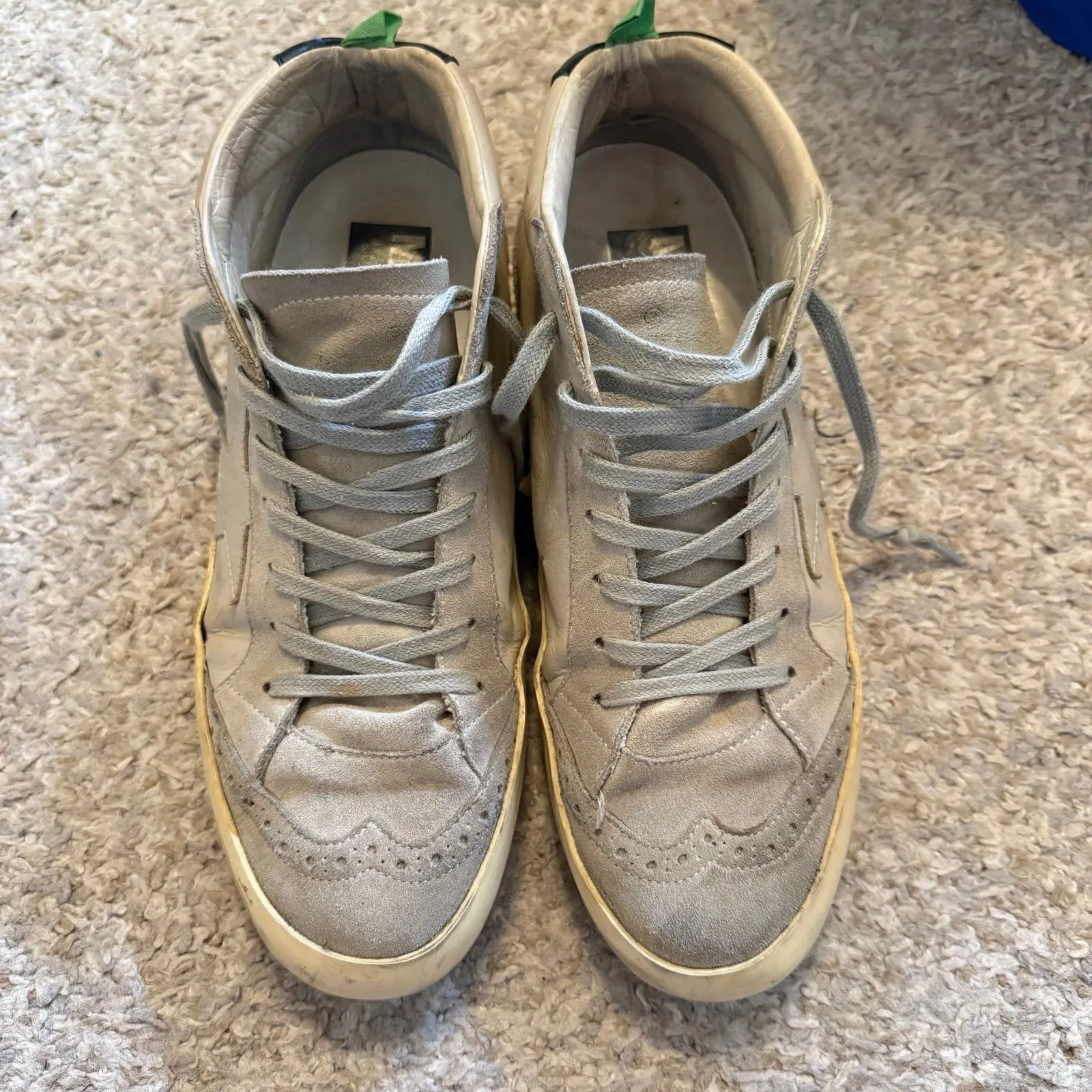 Midstar Grey Suede Midtop Sneakers Size Eu 39 or 8.5 Women’s - Image 3