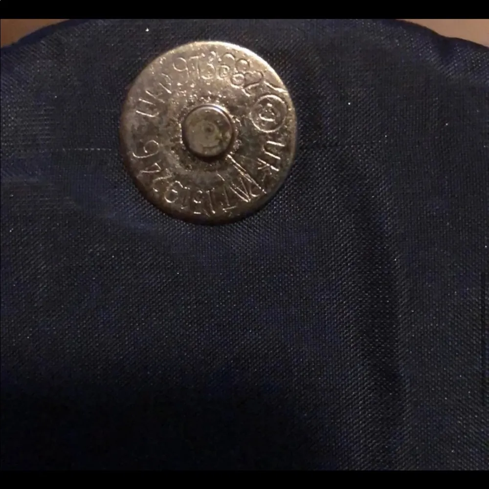 Vintage black sequined clutch Sequined and beaded vintage black, magnet snap clo - Image 4