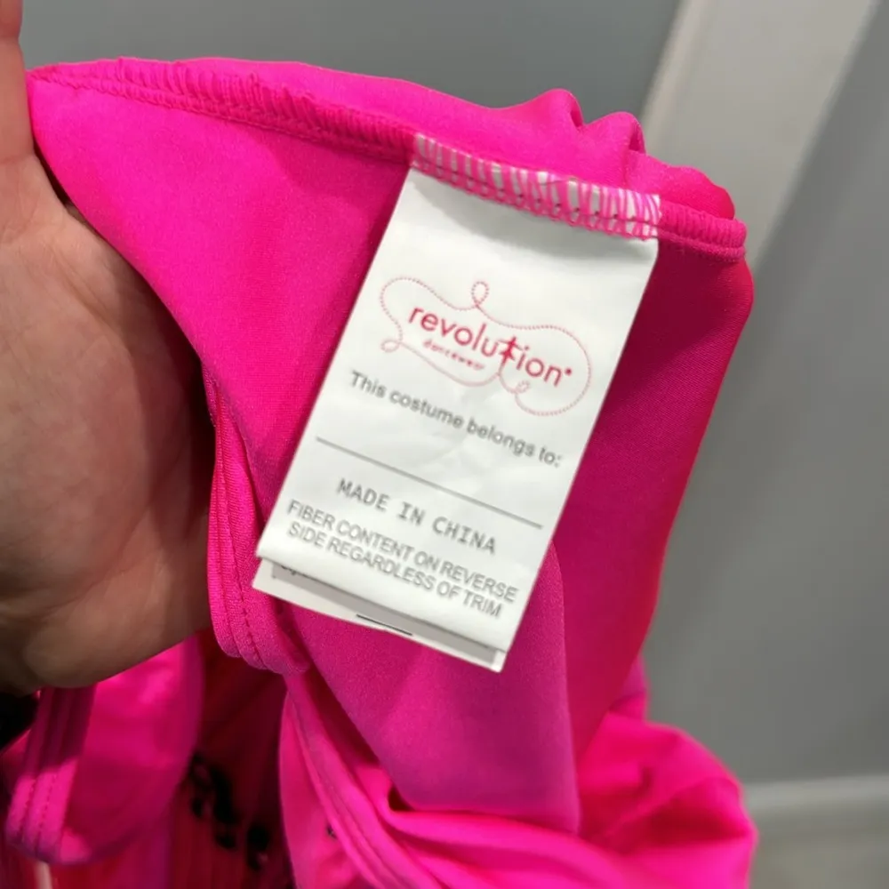 Revolution Dancewear Flapper Hot Pink Sequin Fringe Costume Dress Adult Sz M - Image 6