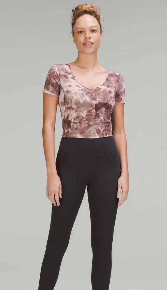 Align T-Shirt Diamond Dye Mink Bery Lunar Rock Shadow Grey - Image 4