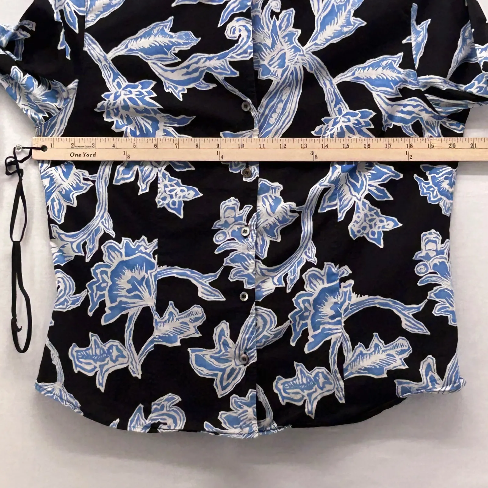 Talbots Vintage Button Up Shirt Black 14 - Image 11