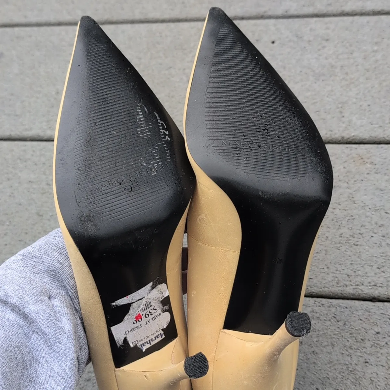 Marc Fisher Light Yellow Pumps | Marc Fisher Pointed Toe Heels - Image 11