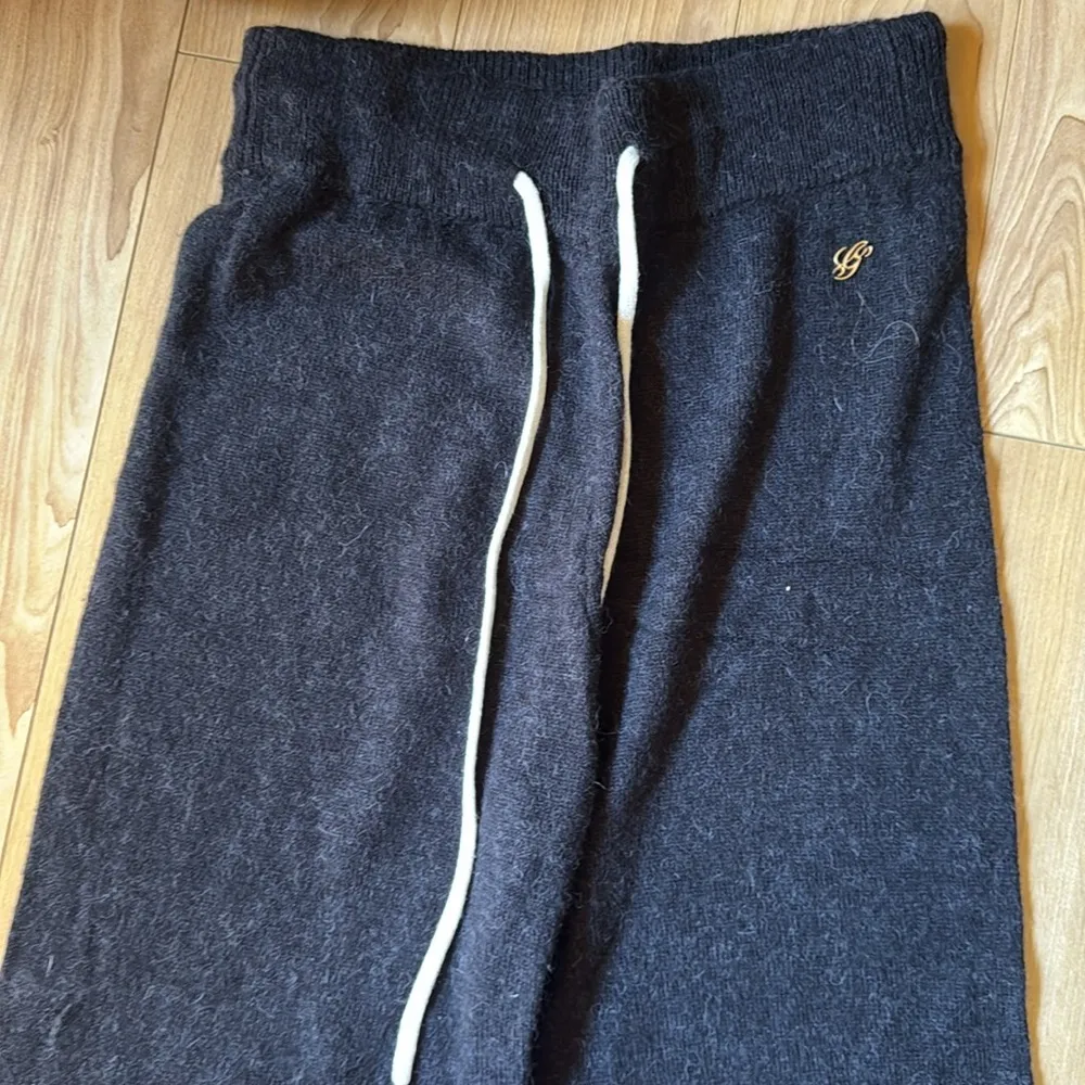 Goldbergh Wide Leg Knit Pants Black - Image 2