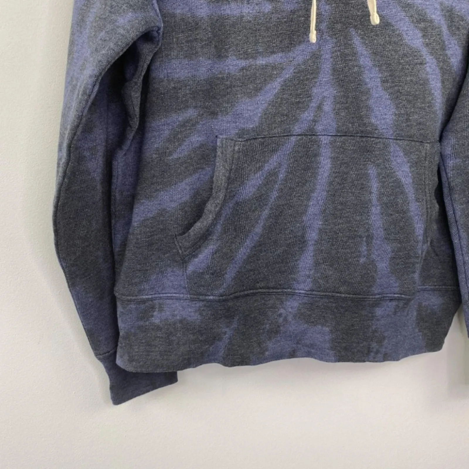 Zella Navy Nightfall Blue Cali Tie Dye Pullover Hoodie Women's Size Medium M - Image 4