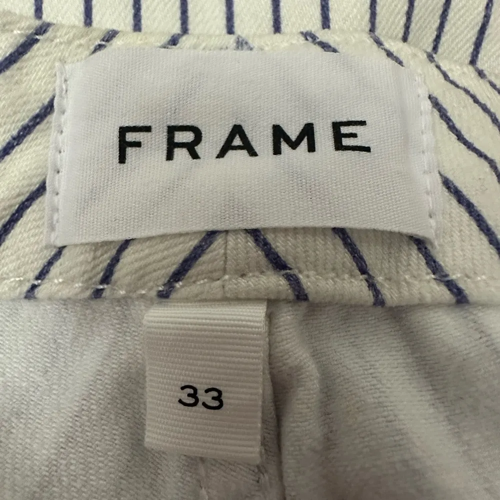 Frame Le Crop Mini Boot Size 33 Pinstripe Nautical Fisherman Coastal Preppy NWT - Image 6