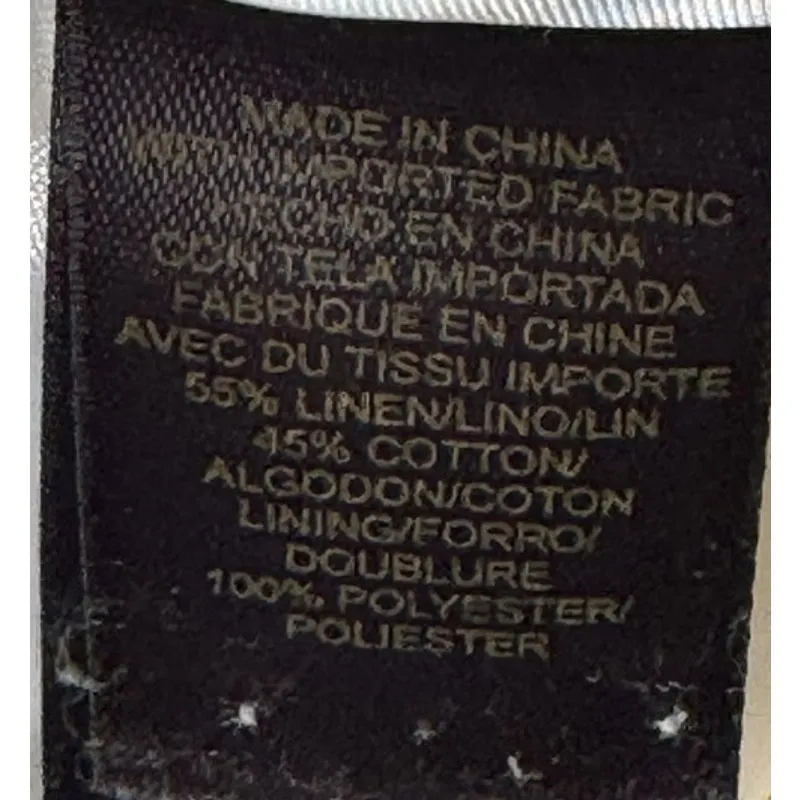 Liz Claiborne Women Dress‎ Pants Sloane Lined Straight Leg Mid-Rise White Sz.12R - Image 10