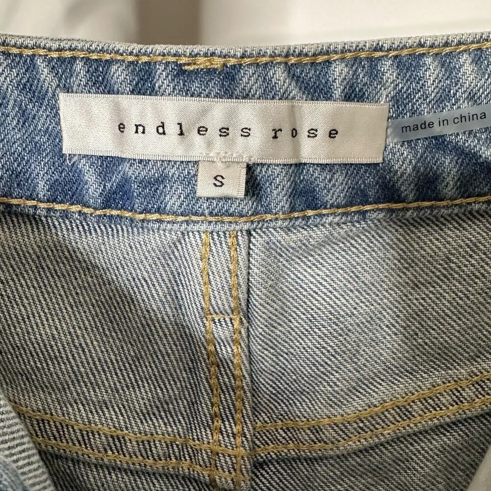 NEW Endless Rose Rhinestone Jeans Women's Size Small - Image 5