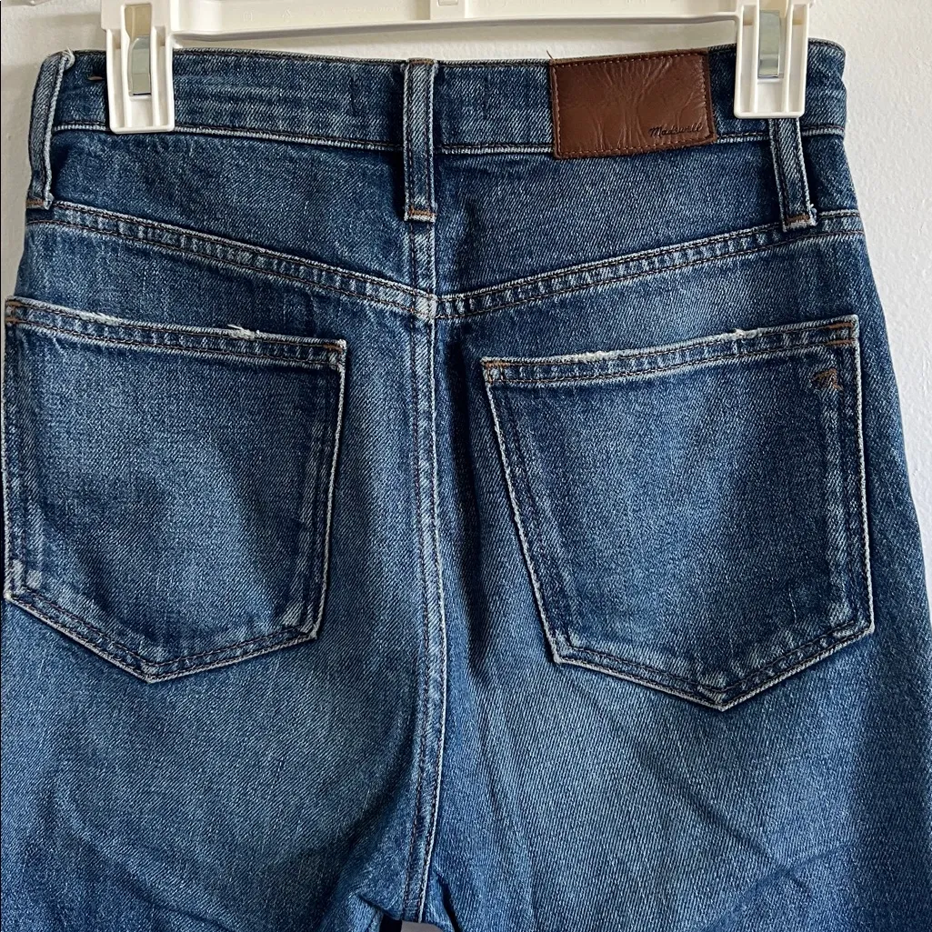 Madewell  Classic Stovepipe Blue Denim Jeans - Image 5