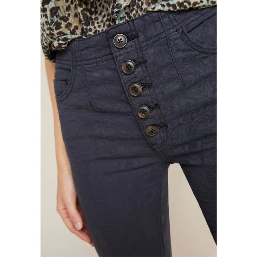 PILCRO AND THE LETTERPRESS Anthropologie High-Rise Jacquard Skinny Jean sz 29 - Image 3