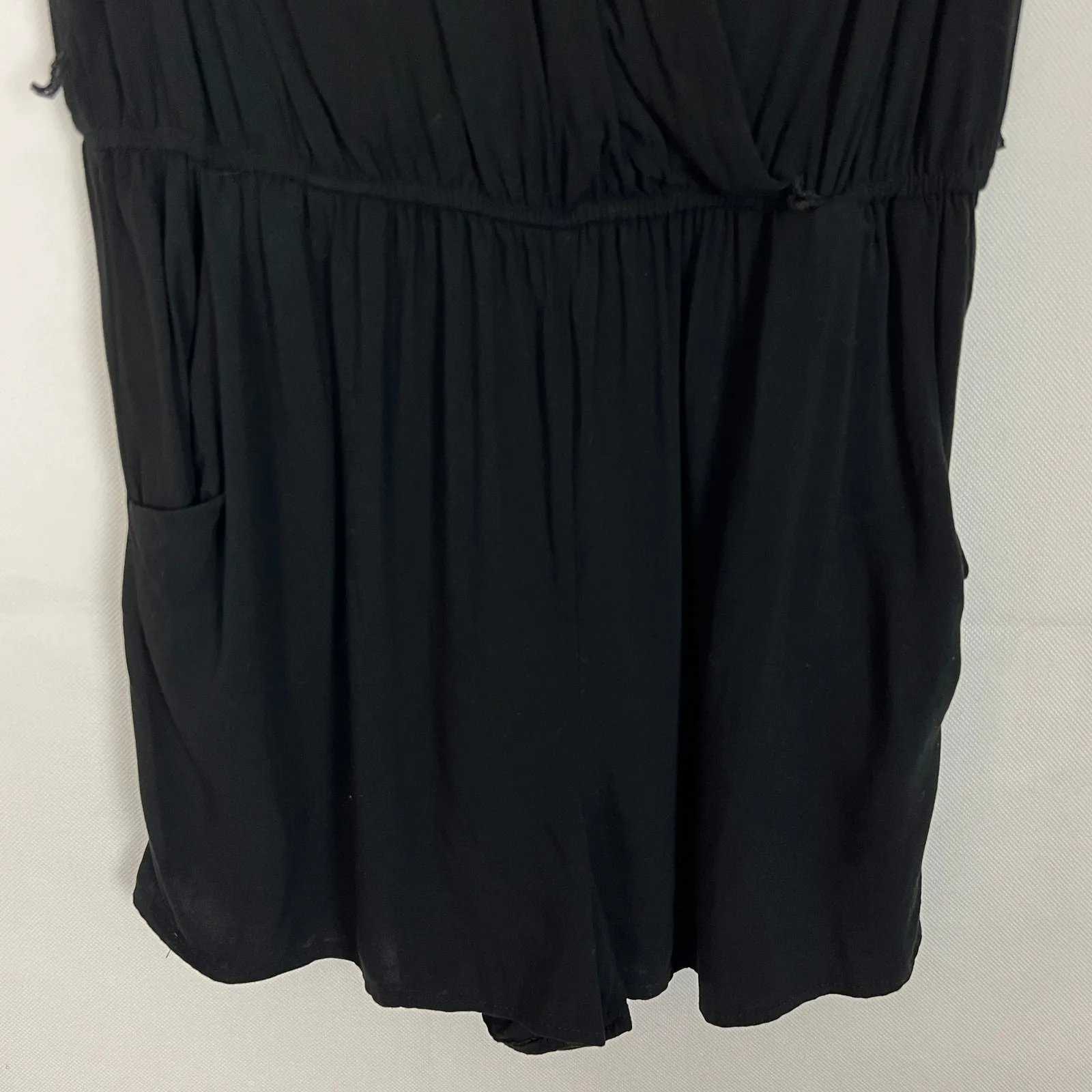 Bebop Black Sleeveless Romper Juniors L - Image 4