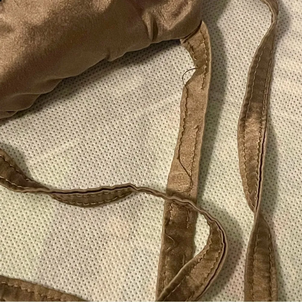 Top Secret Sports Bra Size: Small Brownish/ Gold & Black Brown - Image 4