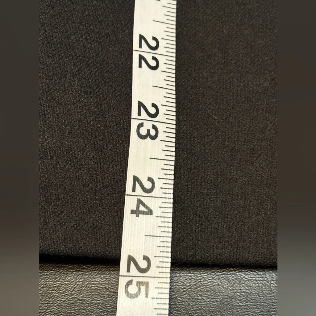 Pendleton Petite Vintage Virgin Wool Black Skirt Classic W/Pockets - Image 9