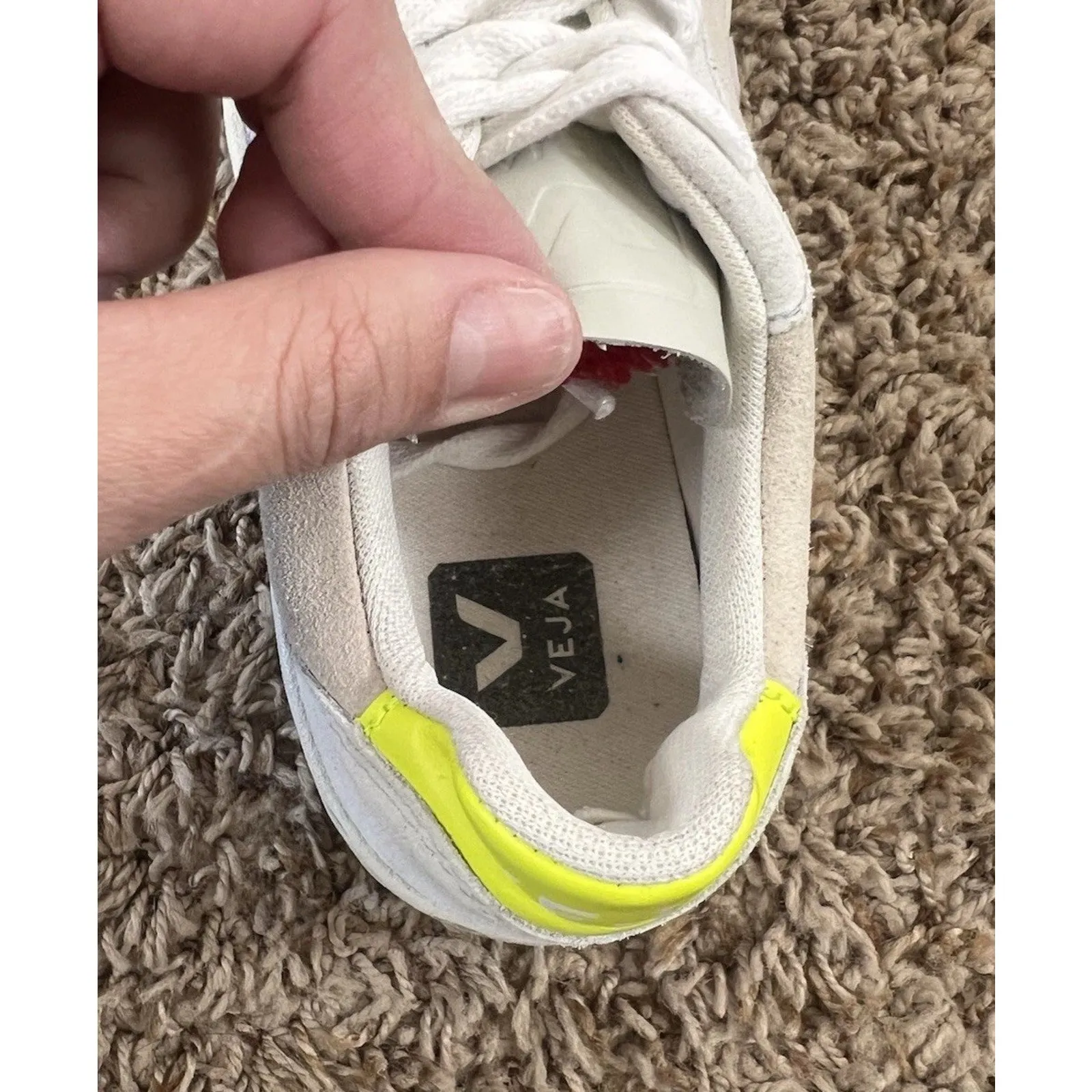 Veja Sneakers Womens V-10 Suede Shoes Multicolor Sneakers Sz US 5 EU 36 - Image 13