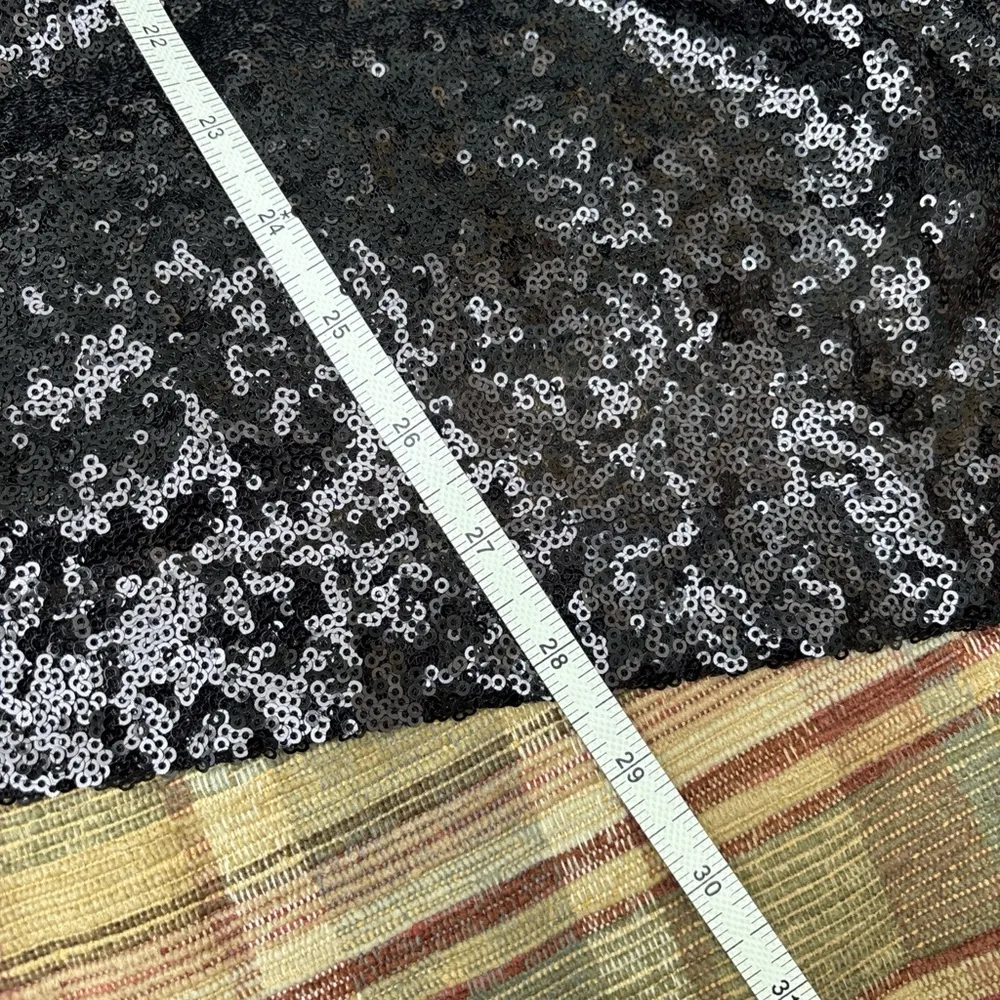 Badgley Mischka Black Sequin Skirt - Image 8