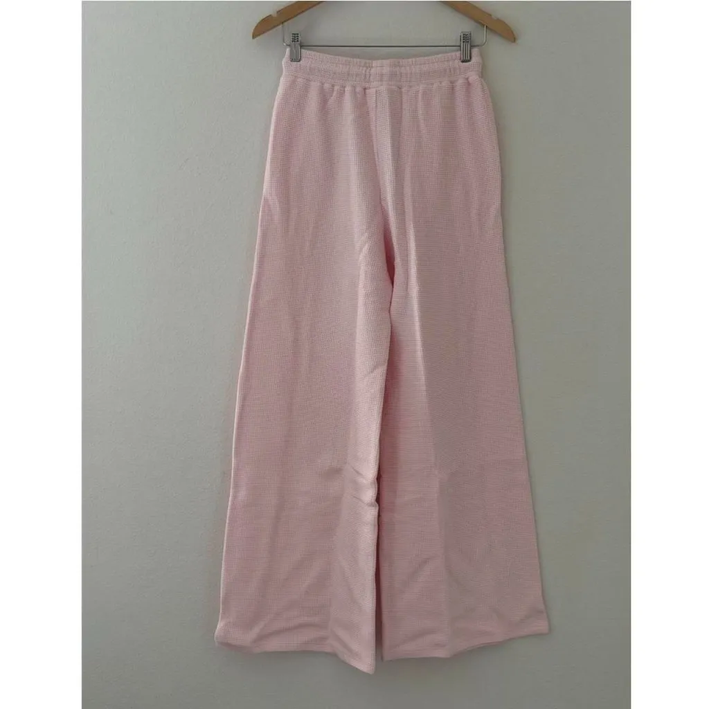 Negative Underwear Waffle Knit Track Pant in Puff, Size Small - Image 9