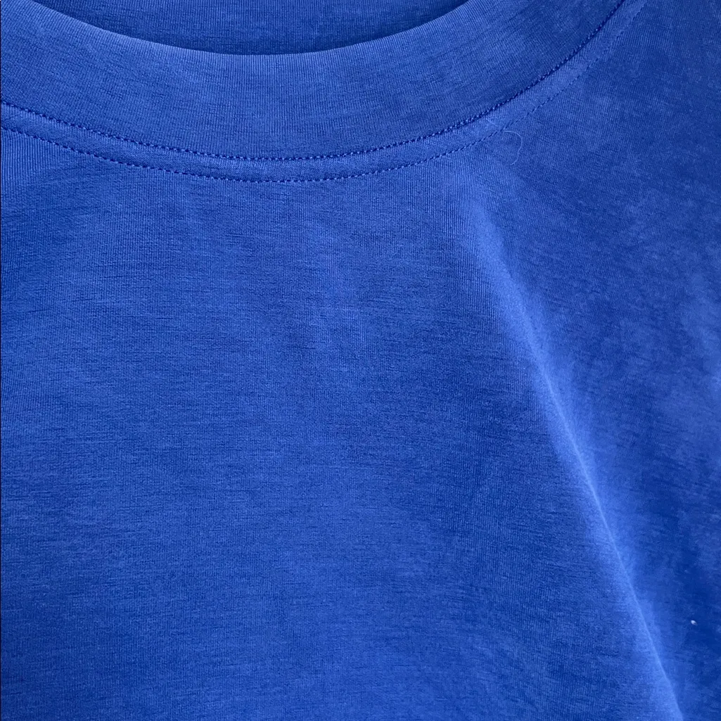 Lululemon Perfectly Oversized Cropped Crewneck Blue Size 10 - Image 5
