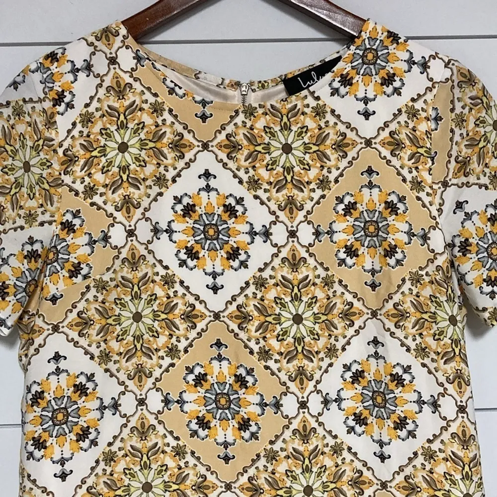 Lulu’s Dandy Lion Mini Shift Dress - Image 3