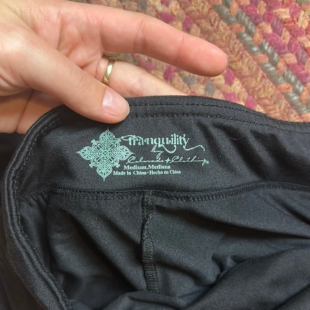 TRANQUILITY BY COLORADO CLOTHING BLACK BASIC GOLF TENNIS SKORT SKIRT Size M - Image 2