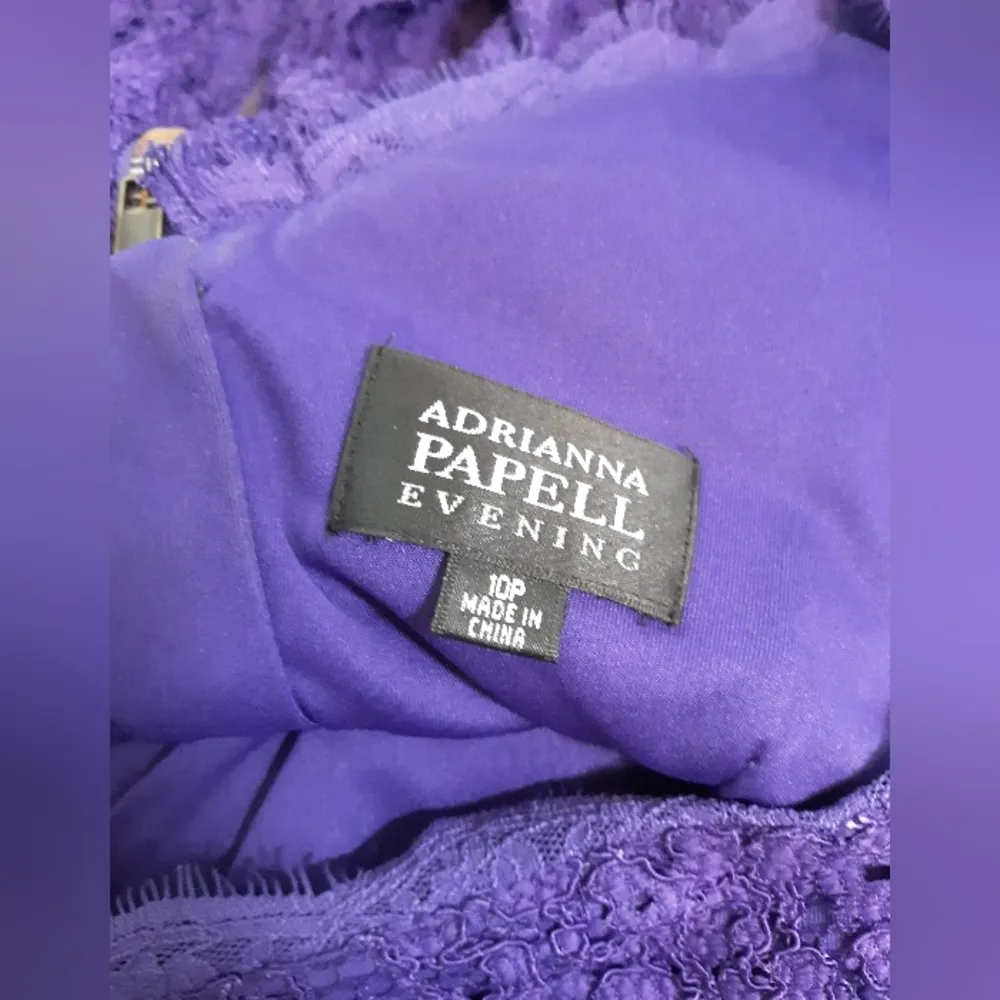 Adrianna Papell evening lace dress - Image 6