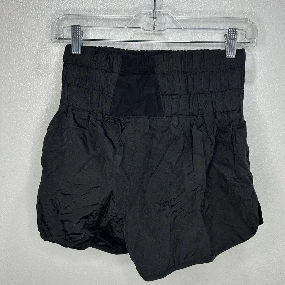 Free People The Way Home Shorts Size XS Black Tennis Athletic Sport - Image 4